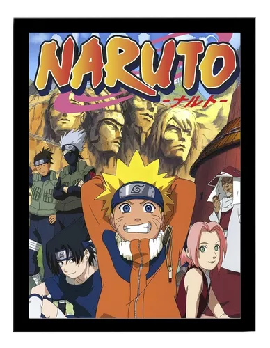 Quadro Decorativo Naruto Clássico Poster 23x33cm