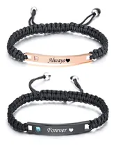 Comprar Mjartoria Pulseras Personalizadas Para Parejas, Pulseras Per