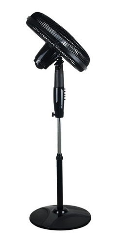 Ventilador De Pedestal 18 6 Velocidades, Taurus Estructura Negro Aspas Gris Diámetro 45 Cm Frecuencia 60hz/90w Material De Las Aspas Plástico