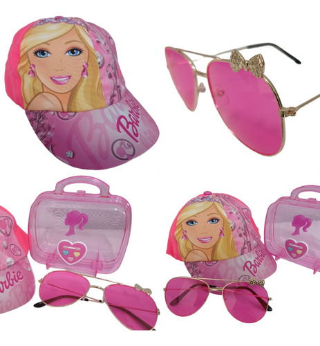 Dia Das Crianças Barbie Guarda Maquiagem Oculos Infantil