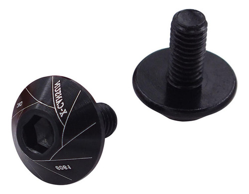2 X 2 Piezas De Perno De Jaula De Botella De Agua De Negro .