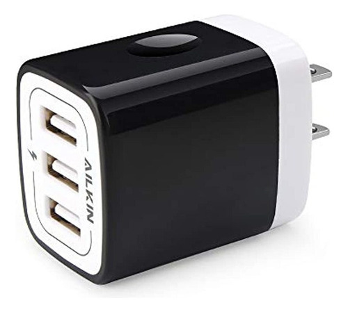 Cargador De Pared Usb, Adaptador De Cargador, Ailkin 2.4 Amp