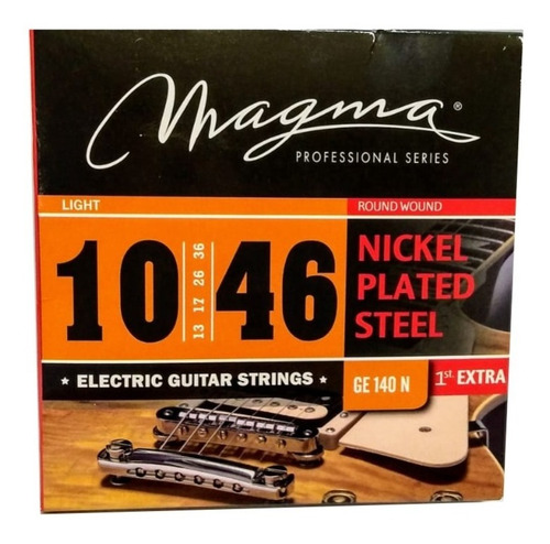 Imagen 1 de 2 de Cuerdas Magma Para Guitarra Eléctrica .010
