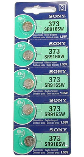 Imagen 1 de 4 de Pila Sony 373/916sw Blister 5u Original Distribuidor Oficial