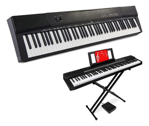Nuevo Piano Digital De 88 Teclas Best Choice Products