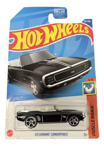 Hot Wheels '69 Camaro Convertible (2022)