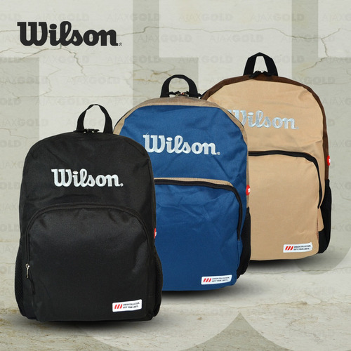 Imagen 6 de 10 de Mochila Wilson Porta Notebook Urbana Deportes Gym Reforzada