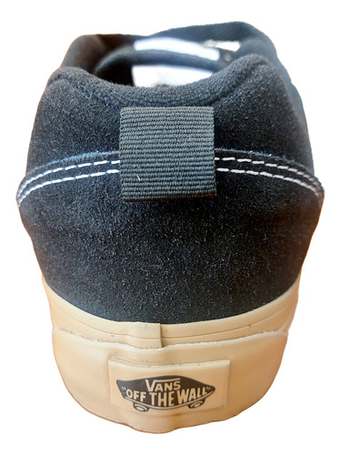 Vans Knu Skool Negro Blanco Caramelo Original