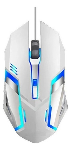 Mouse Optico Gamer Usb Alámbrico Juegos Led Multicolor Raton