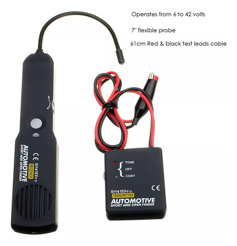 Para Z0hz #uto Circuito #uto Quebr# De Fio Tester Em415pro*