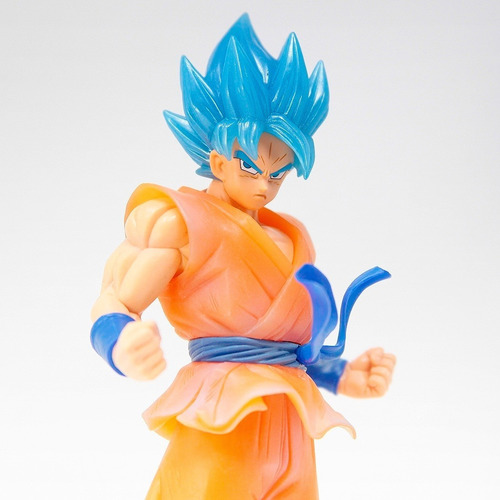 Figura Dragon Ball Super, Goku Super Sayajin, color azul