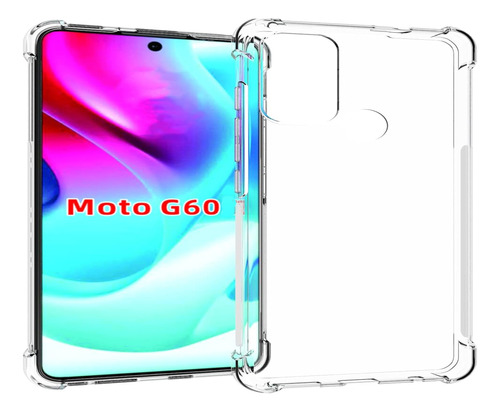 Forro Bryp Motorola Moto G60 Antigolpe Silicone Transparente
