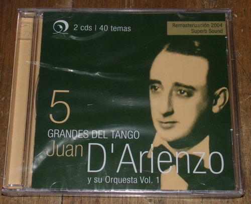 Juan D´arienzo Grandes Del Tango 5 Dob Le Cd Kktus