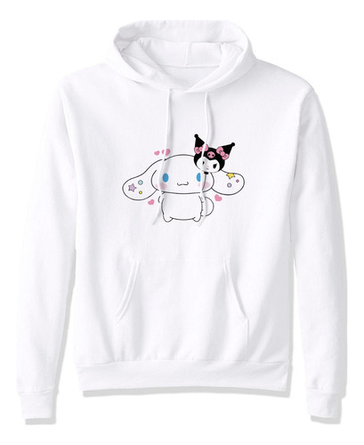 Sudadera Caricatura Sanrio Lindo Cinnamoroll Globo De Kuromi