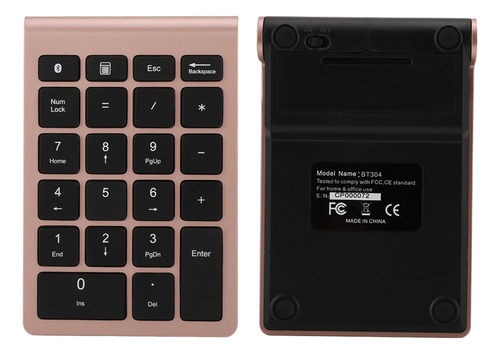 Bt304 22 Teclas Teclado Numérico Mini Teclado Inalámbrico