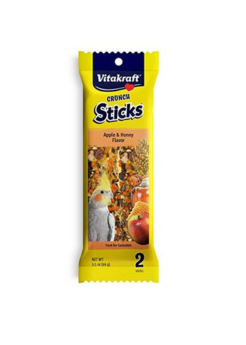 Vitakraft Cockatiel Sticks Tratar - Apple Y Miel - 3.5oz