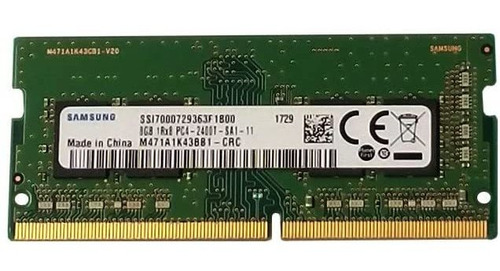 Samsung 8gb Ddr4 Pc4-19200, 2400mhz, 260 Pin Sodimm