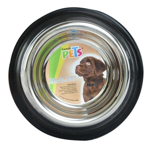 Imagen 3 de 6 de Plato Tazón Comedero Para Perros Antiderrapante 32oz Grande