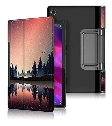 Funda Para Lenovo Yoga Tab 13 2021/yt-k606f/bosque Atardecer