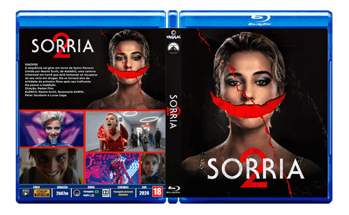 Blu-ray Filme Sorria 2 - 2024 - Dublado E Legendado