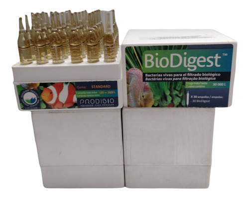 Biodigest Bacteria Para Acuarios Marinos O Tropicales 30 Amp