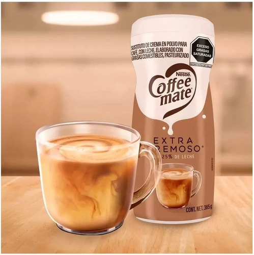 Sustituto De Crema Extra Cremoso Cofee Mate 2 Pzs 550g C/u