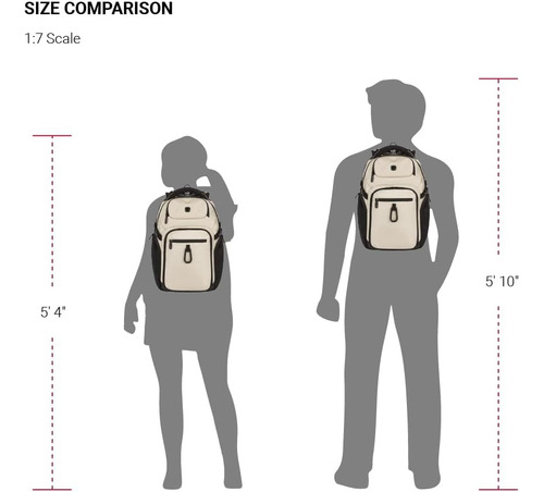 Mochila Para Computadora Portátil Swissgear Endure, Caqui Vi