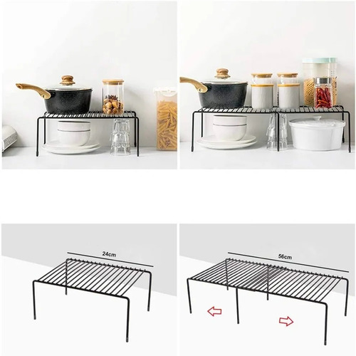 Imagen 3 de 4 de Organizador Alzada Alacena Extensible Exahome Estante Extra