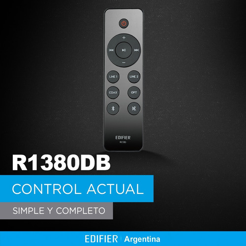 Imagen 6 de 9 de Edifier R1380db Parlante Bluetooth 5.1 Apt X Smart Tv Optica