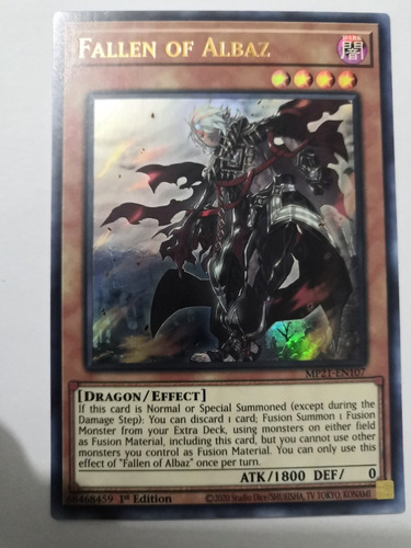 Fallen Of Albaz Ultra Rare Yugioh 