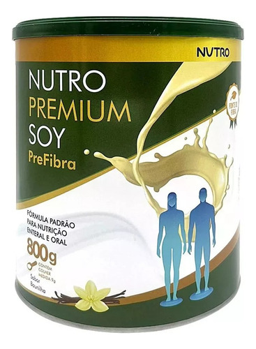 Nutro Premium Soy Prefibra Sabor Baunilha 800g