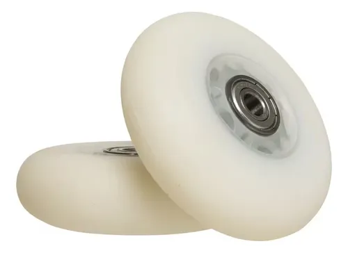 Ruedas Led Blancas X4  Rollers Pu 76mm/82a Chilli Boards