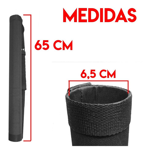 Imagen 3 de 10 de Carcaj De Espalda Rígido Porta Flechas 60 Cm