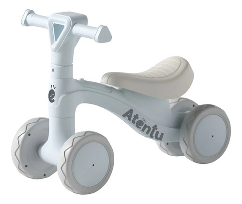 Bicicleta De Equilíbrio Infantil Andador Sem Pedal 4 Rodas Azul