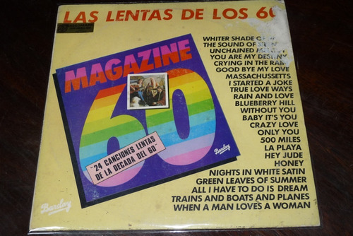 Jch- Las Lentas De Los 60s Rock Clasico Lp