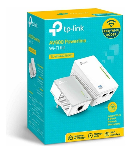Extensor Wi-fi Power Line Tp-link. Rf Tl-wpa4220 Starter Kit