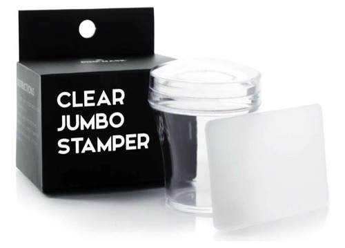 Clear Jelly Jumbo Stamper Pink Mask