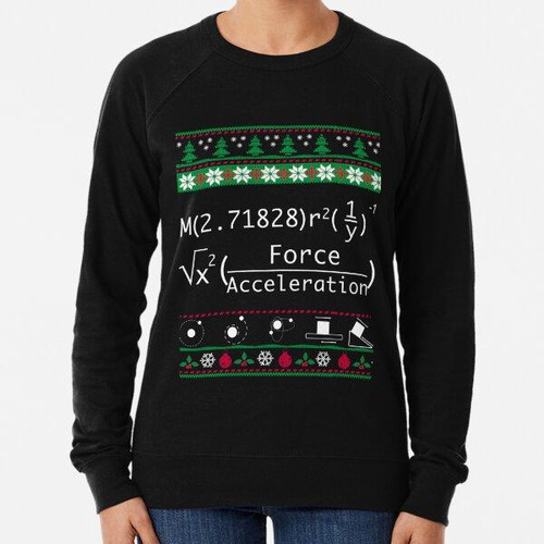 Buzo Funny Physics Christmas Sweater T-merry Xmas En Física 