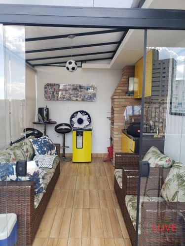 Linda Cobertura Penthouse Vila Augusta 2 Dorms 110m2 Vaga Melhorias - 559 Mil - Co0003