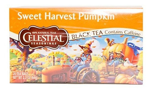 Té Negro De Condimentos Celestiales Vacaciones Calabaza,