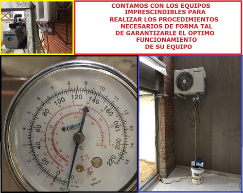 Servicio Tecnico Aire Acondicionado Split Mantenimiento Gas