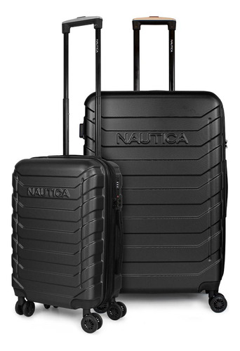 Pack 2 Maletas S De Cabina+grande 23kg Soho Negro Nautica