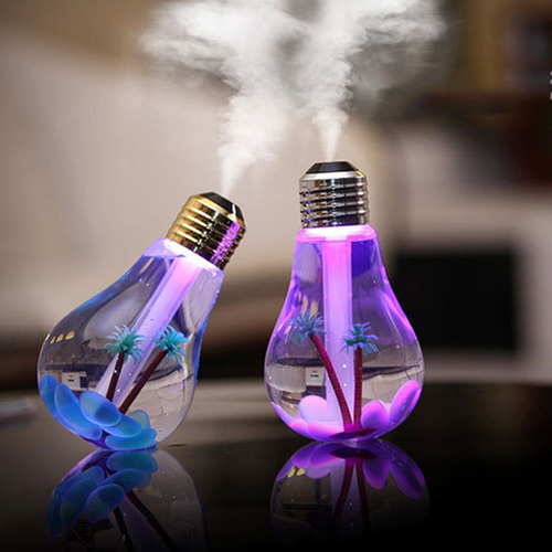 Difusor Humidificador Bulbo Aromatico Purificador Usb Luz