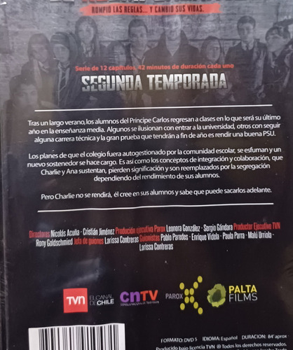 El Reemplazante 2da Temporada Completa Dvd Original ( Nuevo)