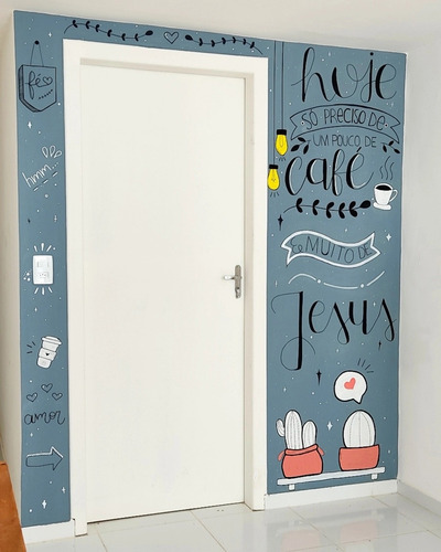 Imagem 1 de 2 de Lettering Em Parede/ Pintura Em Parede/ Parede Com Frases