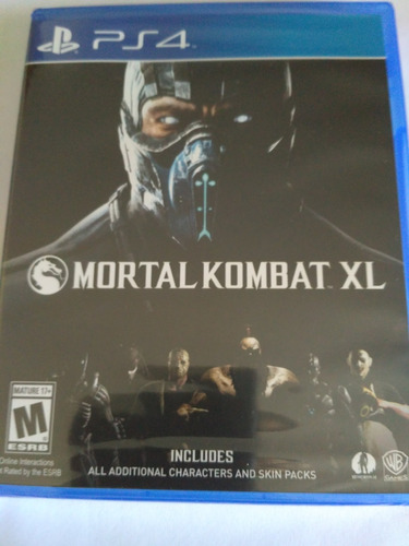 Mortal Kombat Xl Ps4 Nuevo Fisico Sellado Envio Gratis