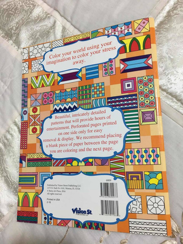 Geometrical Grown Up Coloring Book Autor Varios Editorial Vi