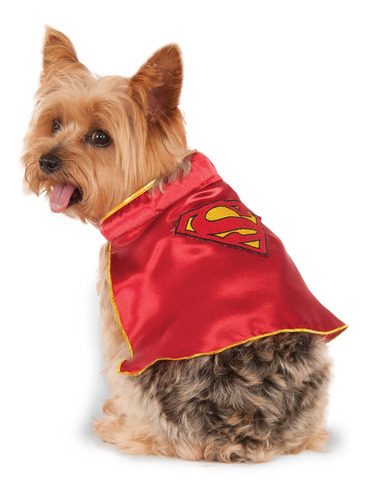 Disfraz Capa De Superman Talla Large Para Perro- Halloween