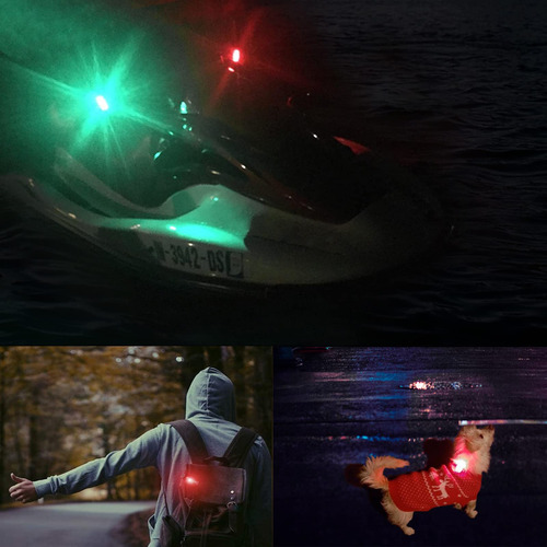 4 Luces De Navegación Para Barcos, Kayak, Luz Led De Segurid