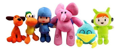 Set Peluches De Pocoyo Muñecos